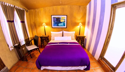 Habitación doble, vistas al patio
