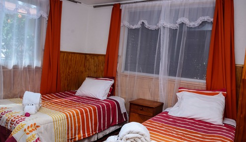 Cabana 5 pax 2 habitaciones con terraza y vista mar