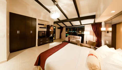 Habitación individual junior, 1 cama de matrimonio grande, vistas a la bahía