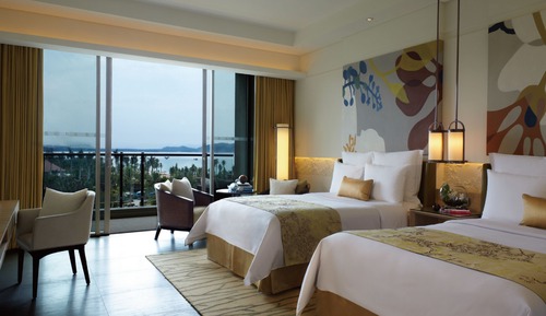 Habitación Deluxe, 1 cama de matrimonio grande, vistas al mar