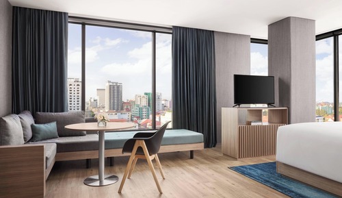 Habitación ejecutiva, 1 cama de matrimonio grande con sofá cama, no fumadores