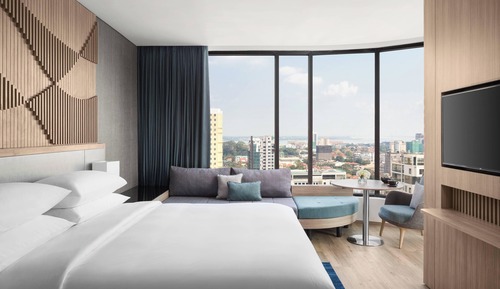 Habitación ejecutiva, 1 cama de matrimonio grande con sofá cama, no fumadores