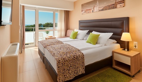 Habitación Premium con 1 cama doble o 2 individuales, balcón