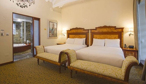 Superior Deluxe Room view of the corridor 2 Queen Beds