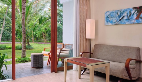 Habitación Deluxe, 2 camas dobles, no fumadores, vistas al jardín (Balcony)