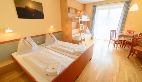 Habitación cuádruple, balcón