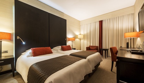 Habitación estándar con 2 camas individuales, vistas a la ciudad