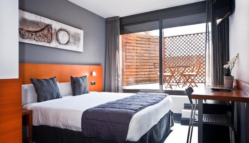 Habitación doble, terraza