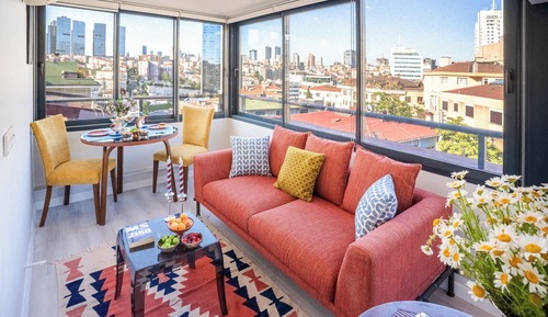 Dúplex City, 2 habitaciones, vistas a la ciudad