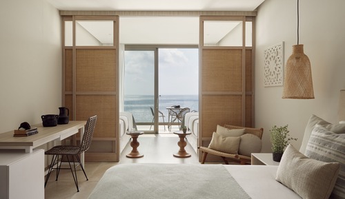Habitación familiar, vistas al mar (Sliding Door)