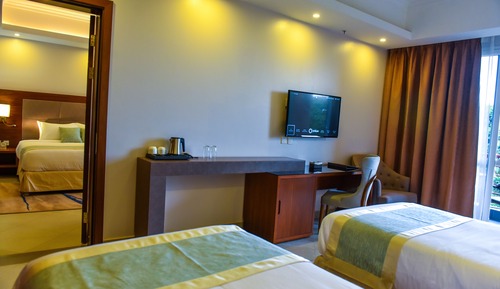 Habitación Deluxe con 2 camas individuales, 2 camas individuales, no fumadores, vistas al jardín