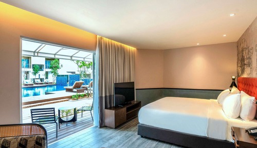 Privilege, Habitación, 1 cama doble, acceso a la piscina