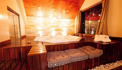 Habitación de luna de miel doble, bañera