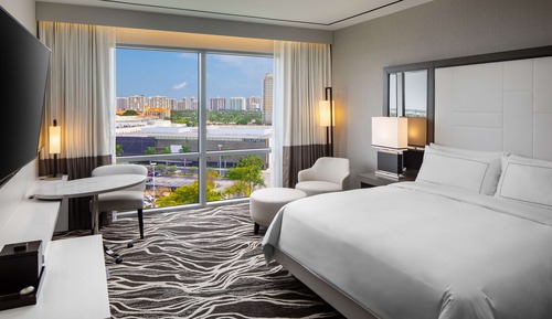 Suite presidencial, 1 cama de matrimonio grande (Hearing)