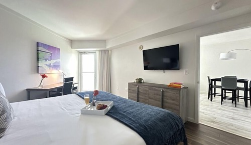 Apartamento Deluxe, balcón, vistas parciales al mar