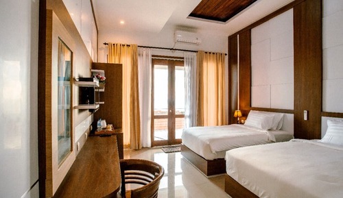 Habitación Deluxe con 2 camas individuales, vistas al mar