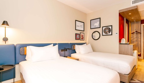 Habitación con 2 camas individuales, 2 camas individuales