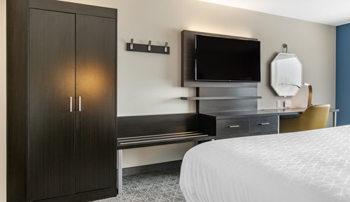 Suite, 1 cama de matrimonio grande, bañera accesible (Communications, Mobility)