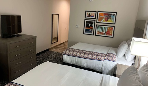 Habitación, 2 camas de matrimonio, no fumadores