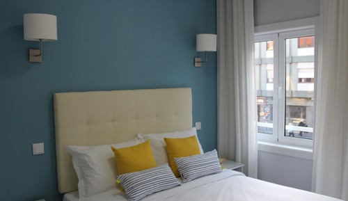 Habitación, 1 cama de matrimonio con sofá cama