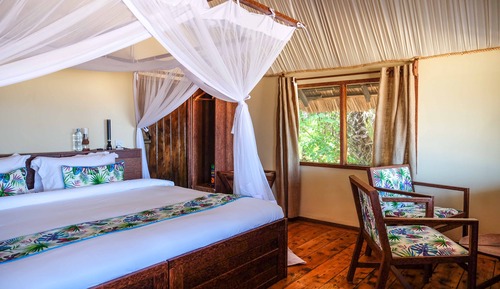 Habitación doble, 1 cama de matrimonio grande, vistas al mar