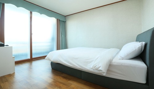 Habitación familiar, vistas al mar