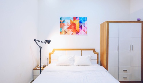 Estudio superior, 1 cama de matrimonio grande