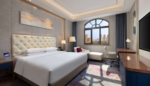 Habitación de lujo, 1 cama de matrimonio grande con sofá cama, no fumadores