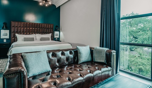 Estudio, 1 cama de matrimonio grande