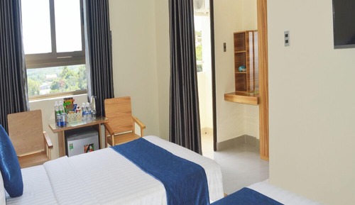 Habitación Deluxe con 2 camas individuales, vistas a la montaña