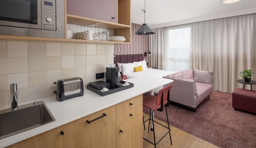 Suite estudio, 1 cama de matrimonio grande