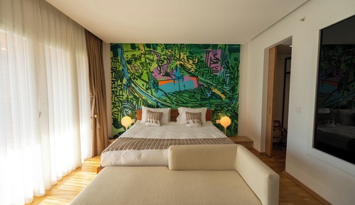 Habitación Confort, 1 cama doble, vistas al jardín