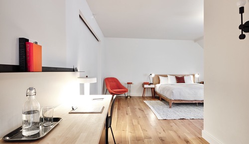 Suite estudio Premier, 1 cama de matrimonio grande, vistas a la montaña, en esquina