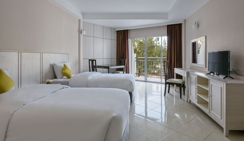 Habitación estándar, 2 camas individuales, vistas al jardín