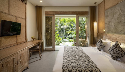 Suite estudio, 1 cama de matrimonio grande, vistas al jardín (Granary Suite)