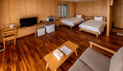 Habitación básica con 2 camas individuales, no fumadores, cocina