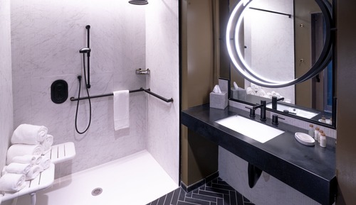 Habitación estándar, 2 camas de matrimonio (Mobility Roll-In Shower)