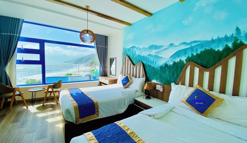 Habitación Deluxe con 2 camas individuales, vistas al mar