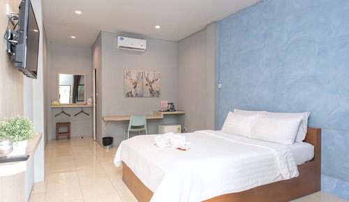 Habitación económica doble, vistas al jardín