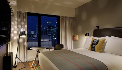 Habitación, 1 cama de matrimonio, vistas a la ciudad