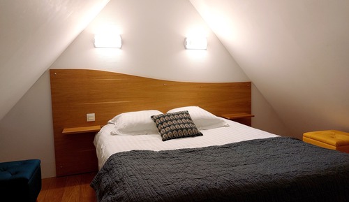 Habitación cuádruple, vistas al parque