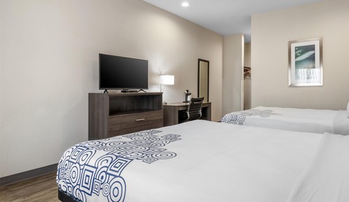 Habitación estándar, 2 camas de matrimonio, no fumadores, frigorífico y microondas