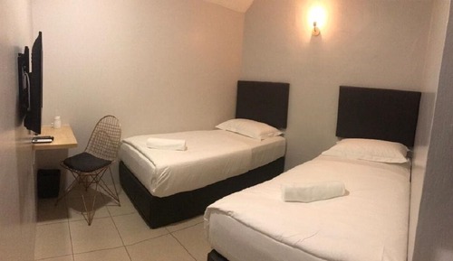 Habitación básica con 2 camas individuales (Dual No Window)