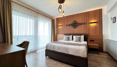 Habitación de lujo con 1 cama doble o 2 individuales, varias habitaciones, vistas al mar
