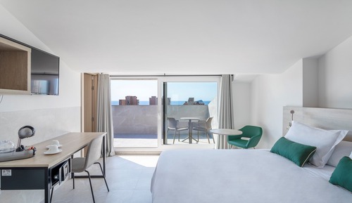 Habitación doble, terraza