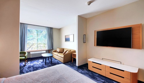 Suite estudio, 1 cama de matrimonio grande con sofá cama, no fumadores (Mobility Accessible, Tub)