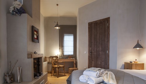 Habitación triple Deluxe, vistas al mar (Aigaio)