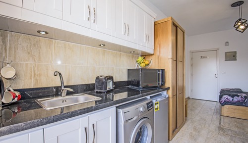 Top Floor Pool View, Balcony, Kitchenette, Washing Machine | Tiba Resort C34