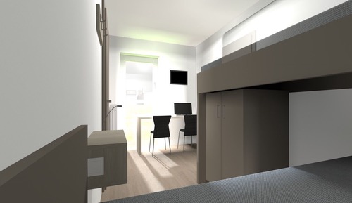 Apartamento, balcón
