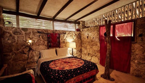 Cabaña, no fumadores, frigorífico